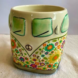 Natural Life “Daisy the Van” VW Folk Art Mug